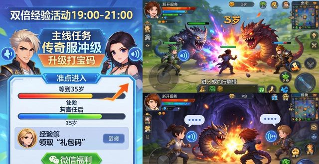 新开传奇怎么选 老玩家分享找服升级打宝技巧