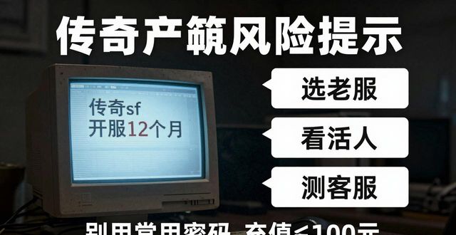 传奇sf还能玩吗 这些风险你必须知道