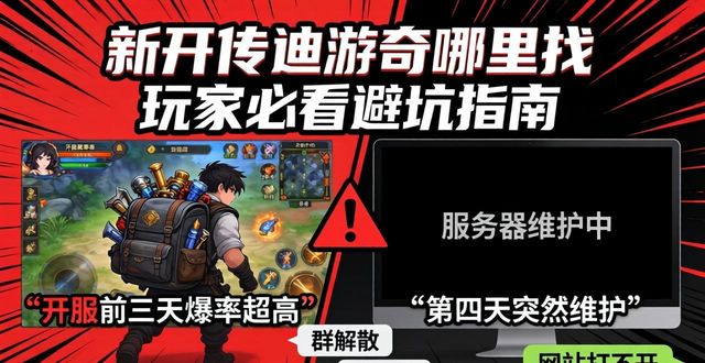 新开传奇私服哪里找 玩家必看避坑指南