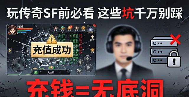 玩传奇sf前必看 这些坑千万别踩
