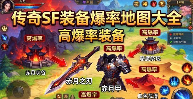 传奇sf装备爆率地图大全 这几个地方最出货